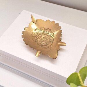 Vintage brass ashtray - MCM